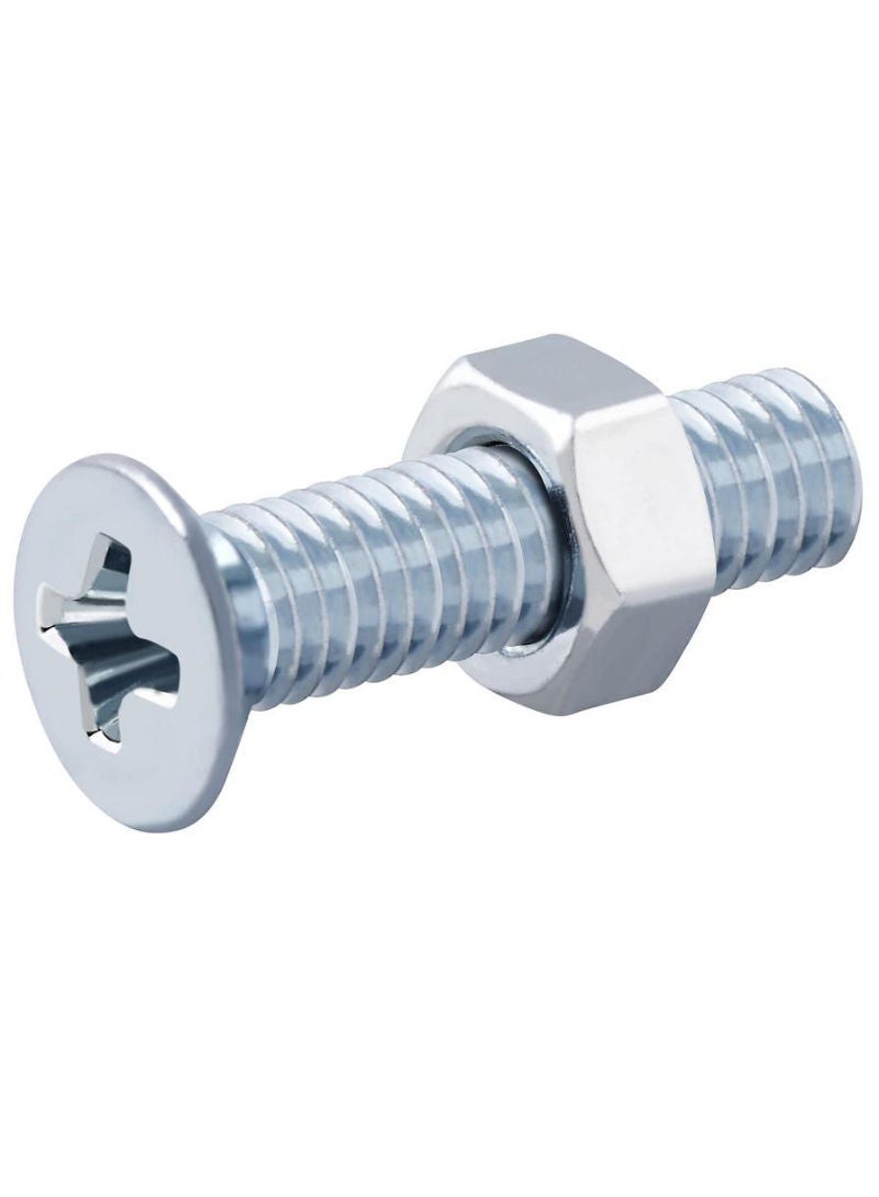 ACE Diall Carbon Steel Machine Screw And Nut Pack 20mm 20Pcs