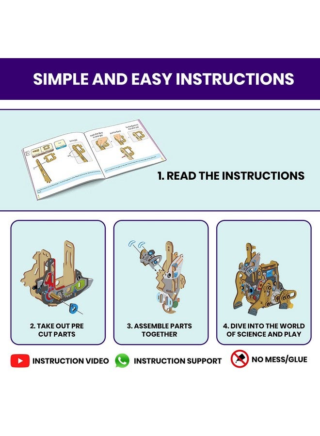 Smartivity Xenobotz Wreck It Saurus for 8+ Years Boys and Girls, STEM, Learning, Educational and Construction Activity Toy Gift - Image 5