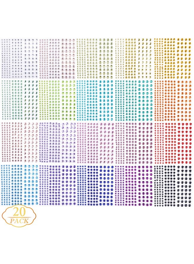 Augshy Gem Sticker3300 Pieces Self Adhesive Rhinestone Stickers Self Adhesive Stickersrhinestones For Crafts Self Adhesive - Image 1