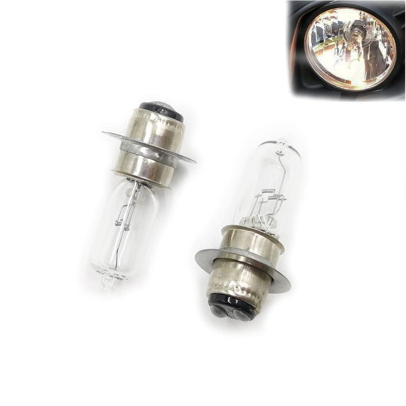 Chikia OEM Light Bulb Halogen Bulb Compatible with Coleman CT200U Baja Warrior Trailmaster MB200 Axis M200 Mini Bike 12 v 35 w 2pcs
