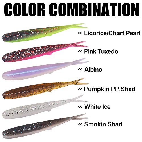 XFISHMAN Crappie-Baits- Plastics-Jig-Heads-Kit-Shad-Minnow-Fishing-Lures-for Crappie-Panfish-Bluegill-40-Piece Kit - Image 3