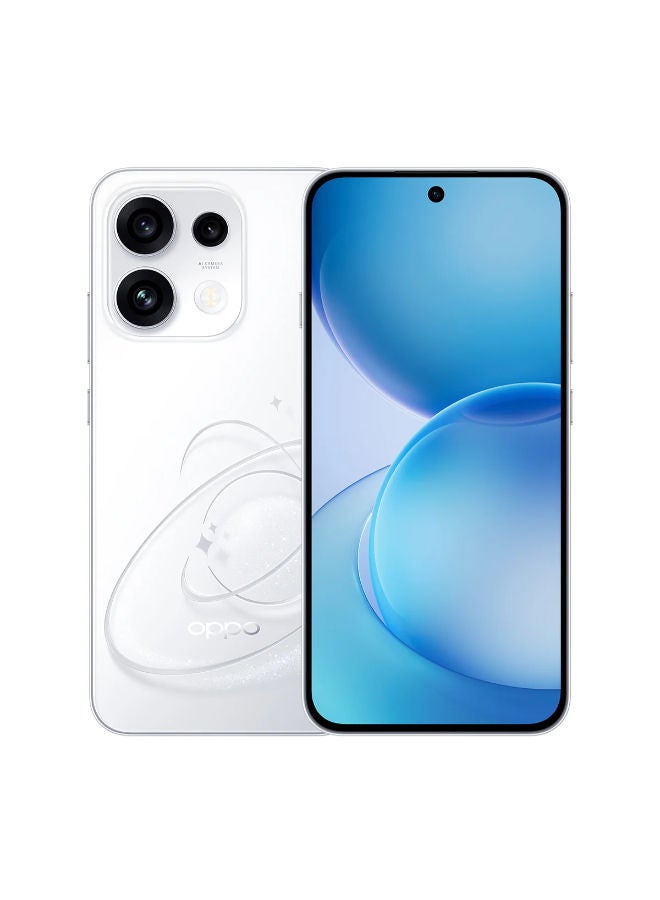 OPPO Reno16 F Dual SIM Pop White 12GB RAM 256GB 5G - Middle East Version - Image 1