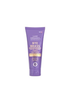 LUXE ORGANIX Bye brass color toning purple treatment 