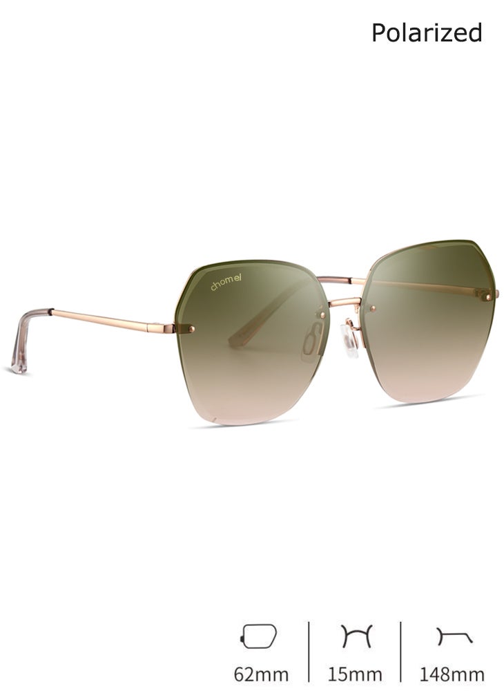Chomel Fashion High-Definition Nylon Lens Sunglasses For Women's High-End Elegant Anti-Ultraviolet Anti-Blue Light  - Image 3