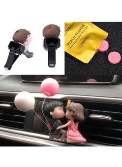 KASTWAVE Car Aromatherapy Vent Clips,Cute Car Air Freshener Vent Clip, Outlet Freshener Perfume Clip Aroma Diffuser, Lovely Couple Car Interior Accessories, with 2 Packets Fragrance Tablets - pzsku/ZC096827B7B3949E92438Z/45/_/1670492867/42ac4c5d-cfb0-4ca6-bbb1-523283cf3e4c