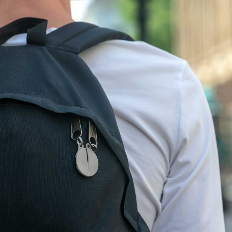 Bobino | Zipper Clip | Anti Theft Zipper Lock & Backpack Lock | Zipper Locks for Backpacks | Anti Pickpocket Backpack Locks Zipper Clips Anti Theft | Purse Lock | Travel Safety Lock | 2 Pack Slate - Image 4