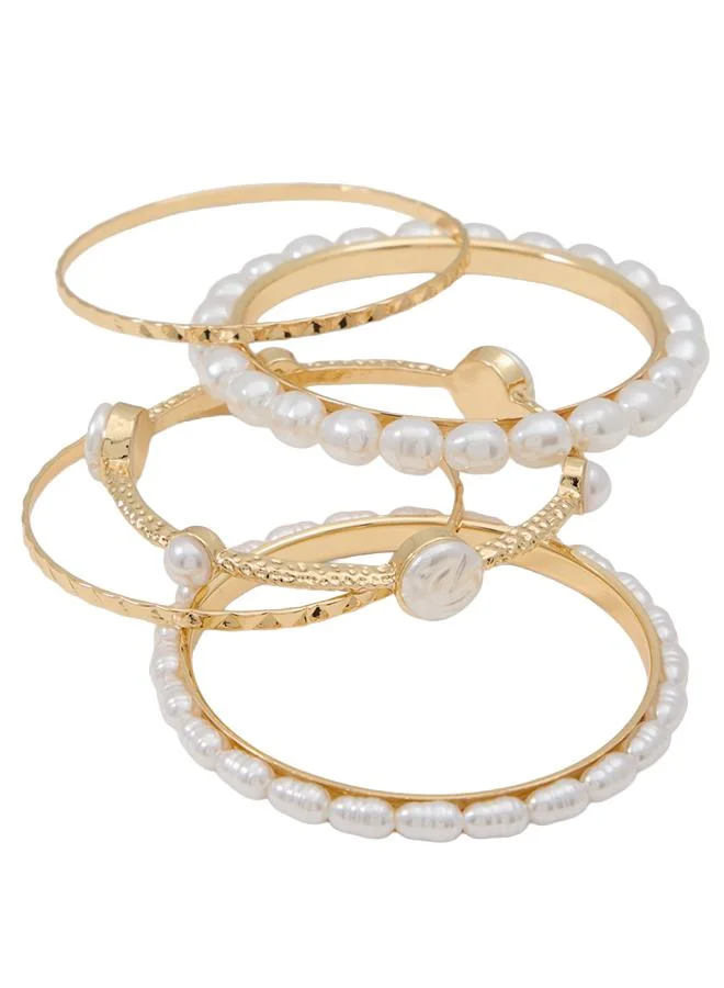 Pearlstack Ladies White Bracelet