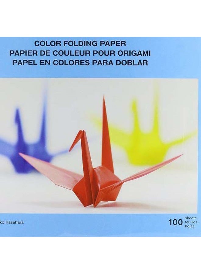 Aitoh Origami Paper 9.75"X9.75" 100/Pkg, Assorted Colors - Image 2
