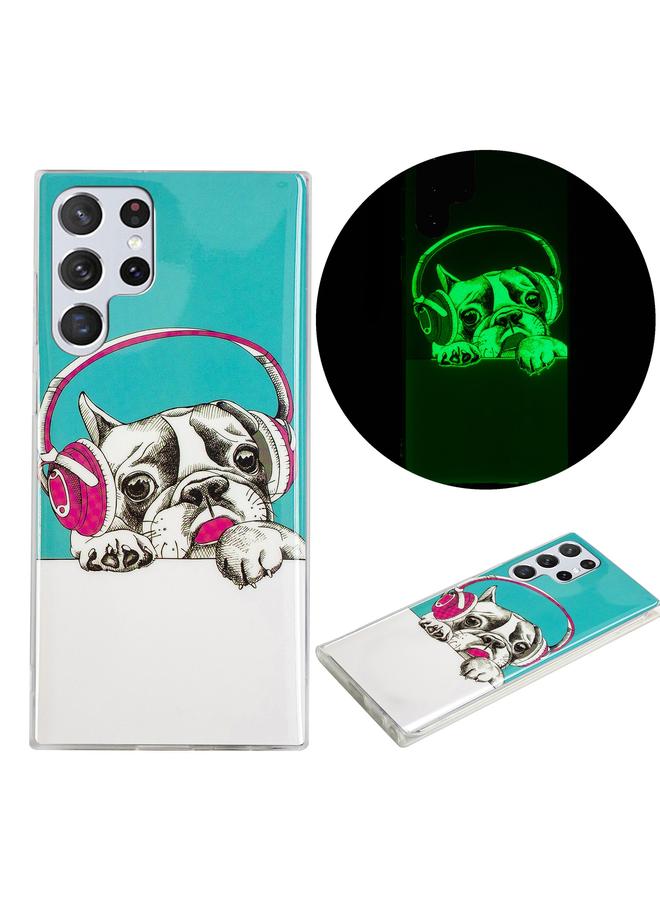 اس-توب جراب لهاتف Samsung Galaxy S22 Ultra 5G جراب هاتف واقي من مادة TPU المضيئة - Image 1