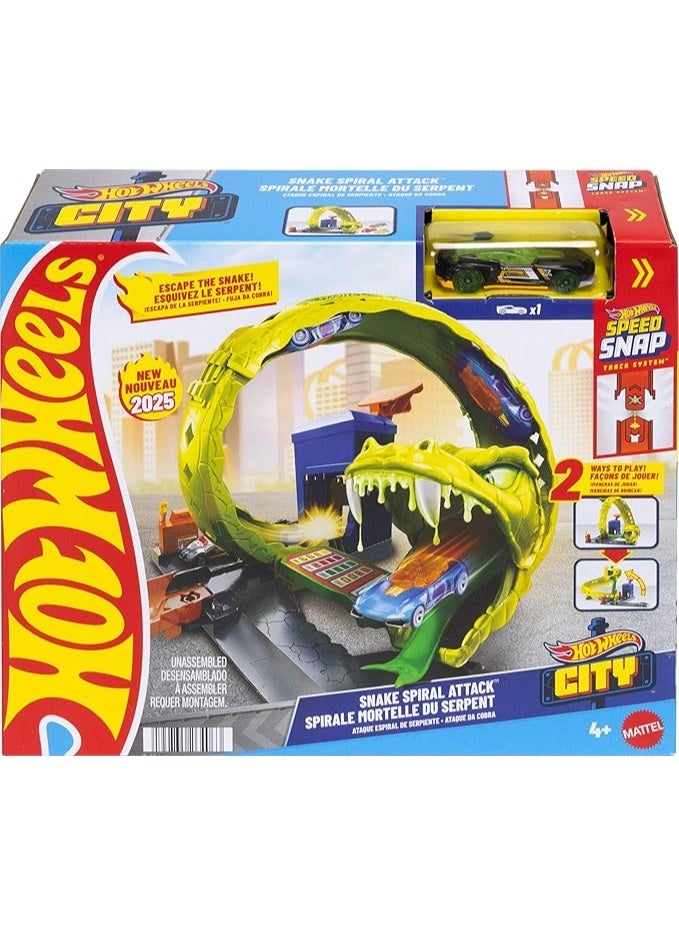 Hot Wheels هوت ويلز سيتي نيمسيس هجوم ثعبان الضربة JBM63 - Image 1