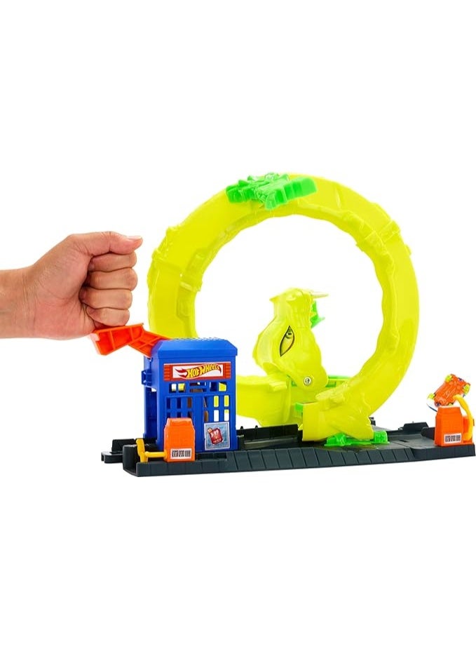 Hot Wheels هوت ويلز سيتي نيمسيس هجوم ثعبان الضربة JBM63 - Image 4