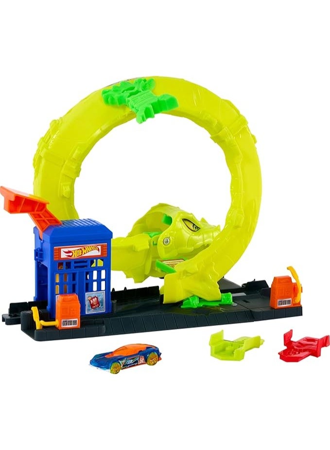 Hot Wheels هوت ويلز سيتي نيمسيس هجوم ثعبان الضربة JBM63 - Image 2