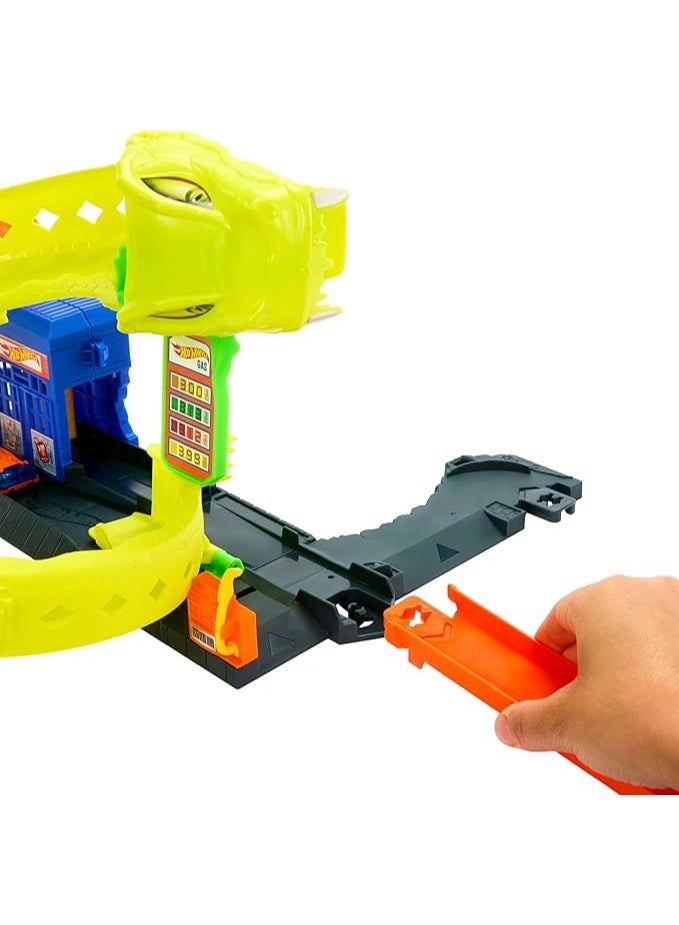 Hot Wheels هوت ويلز سيتي نيمسيس هجوم ثعبان الضربة JBM63 - Image 5