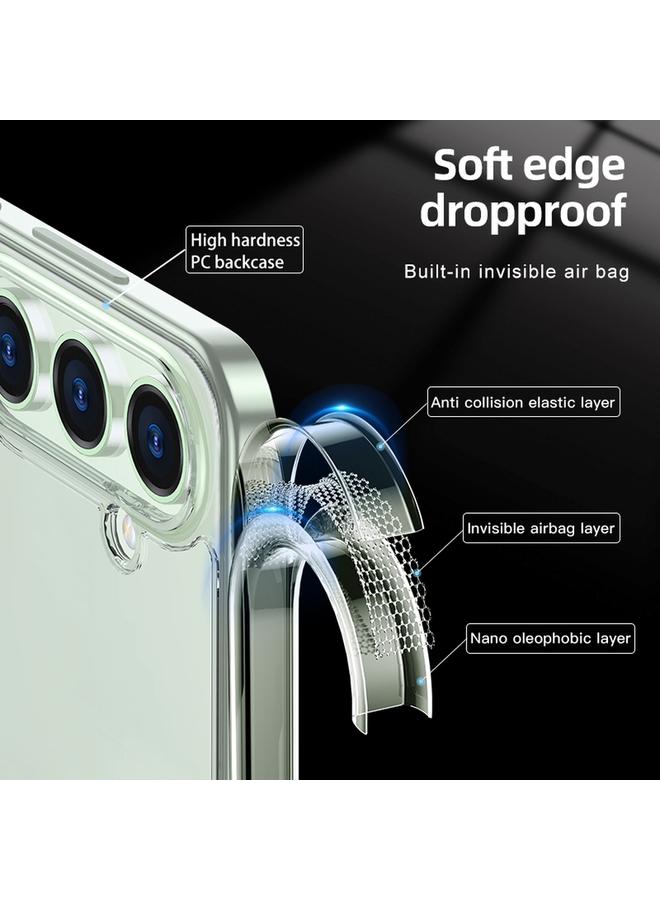 اس-توب جراب لهاتف Samsung Galaxy S24 FE 5G Armor شفاف من مادة TPU الهجينة - Image 5