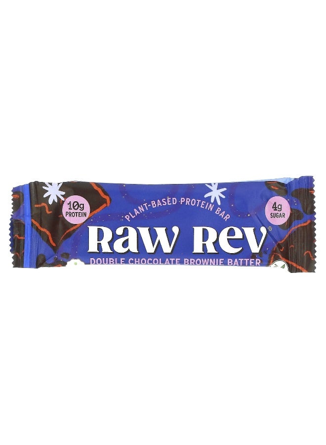RAW REV Raw Rev, Plant-Based Protein Bar, Double Chocolate Brownie Batter, 12 Bars, 1.6 oz (46 g) Each - Image 3