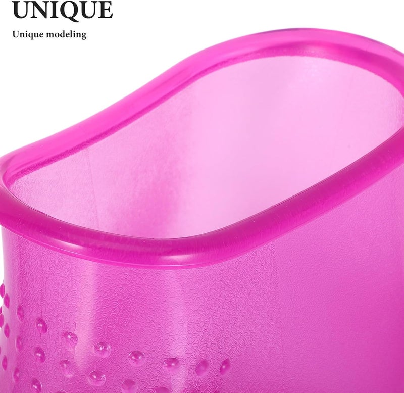 All governorates deliver 1 Pair Portable Foot Soak Boots - Deep Massage Spa Shoes - Waterproof Foot Bath Basin for Relaxing Pedicures - Soaking Tub for Home Spa Rosy Ready varied options - Image 3
