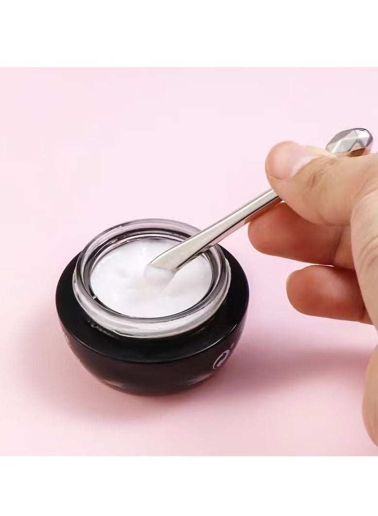 وينر عبوة من قطعتين من أداة وضع كريم العيون المعدنية، وعصا تدليك على شكل كرة دوارة لمصل العيون لتقليل الانتفاخ والتدليك - Image 5