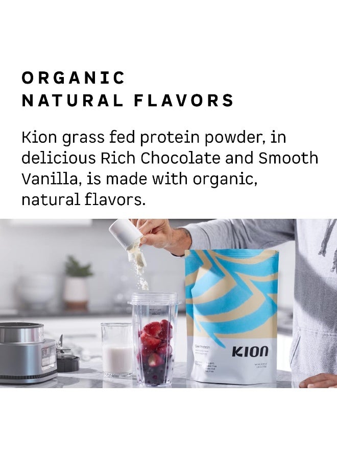 Kion Clean Protein | Grass-Fed & Pasture-Raised Whey Isolate Protein Powder | Smooth Vanilla | 30 Servings - Image 5