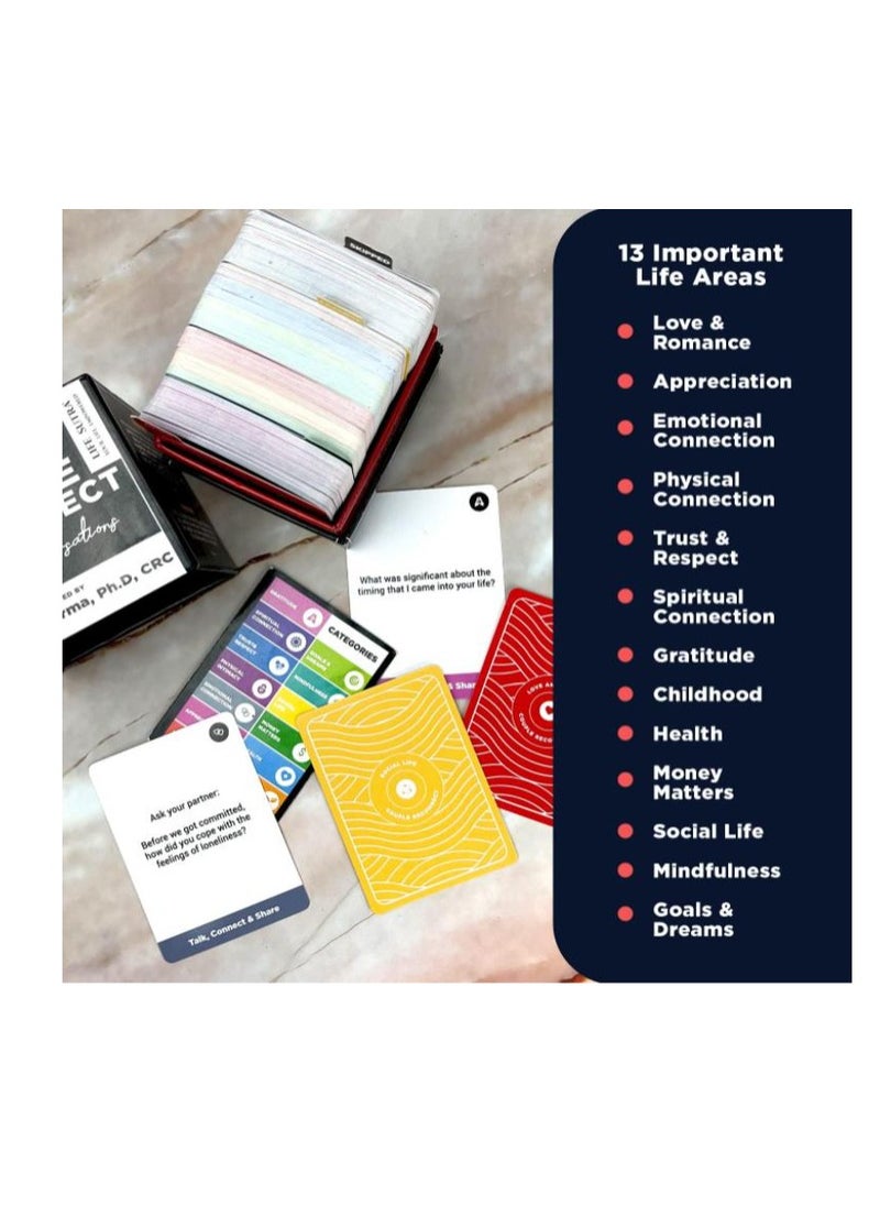 Y&D - Life Sutra - Couple Reconnect Game - Couples Game for Married Couples - 200 Couples Conversation Cards - Speak Your Love Language - Card Game for Couples - Designed - Image 1