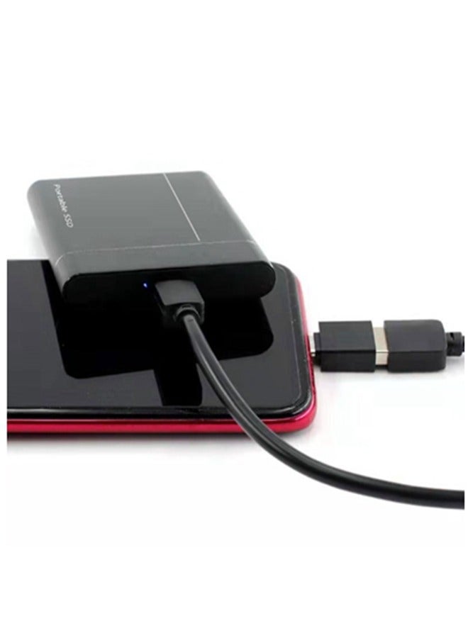 Portable Ssd Mobile Solid State Drive, External Hard Drive Usb3.1 Type C, Mini 2TB Expansion Hard Drive. Suitable for Desktop, ​Notebook, Mac, Ps4, Etc,Black - Image 3