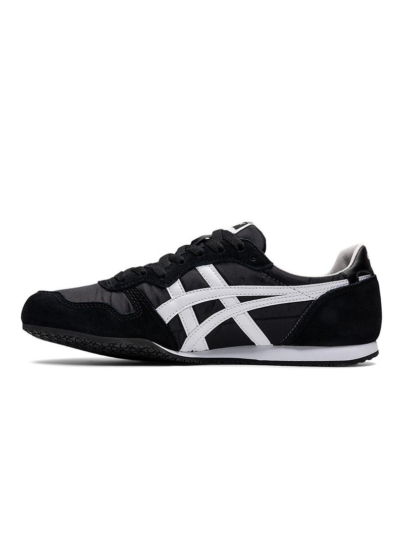 Onitsuka Tiger SERRANO Men and Women Casual Athlesiure/Colorblock Sneakers Shoes Black/White  - Image 1