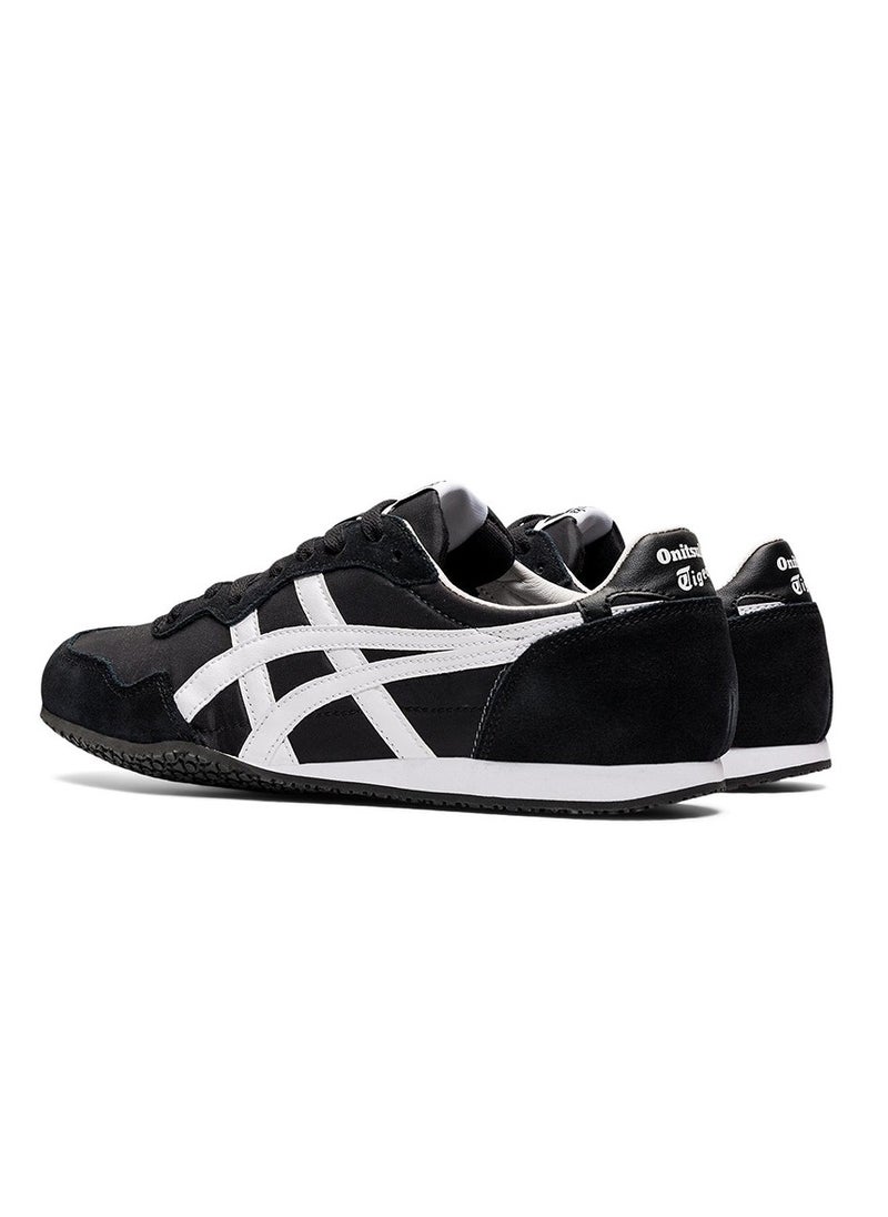 Onitsuka Tiger SERRANO Men and Women Casual Athlesiure/Colorblock Sneakers Shoes Black/White  - Image 2