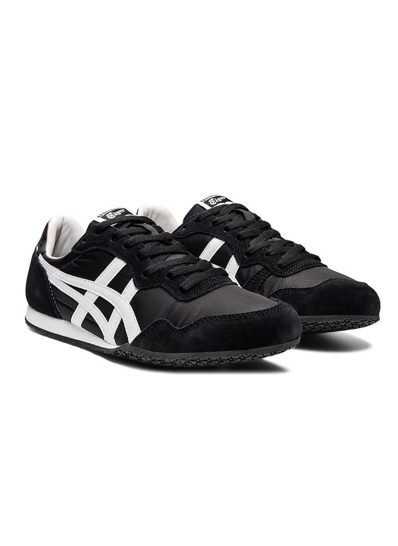 Onitsuka Tiger SERRANO Men and Women Casual Athlesiure/Colorblock Sneakers Shoes Black/White  - Image 3