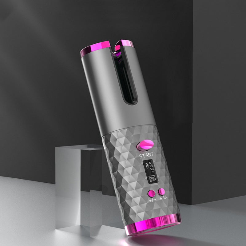 Electric Curling Iron Wireless Charging Curling Iron Fully Automatic Rotating Styling Portable Hairdressing Curler - Image 2