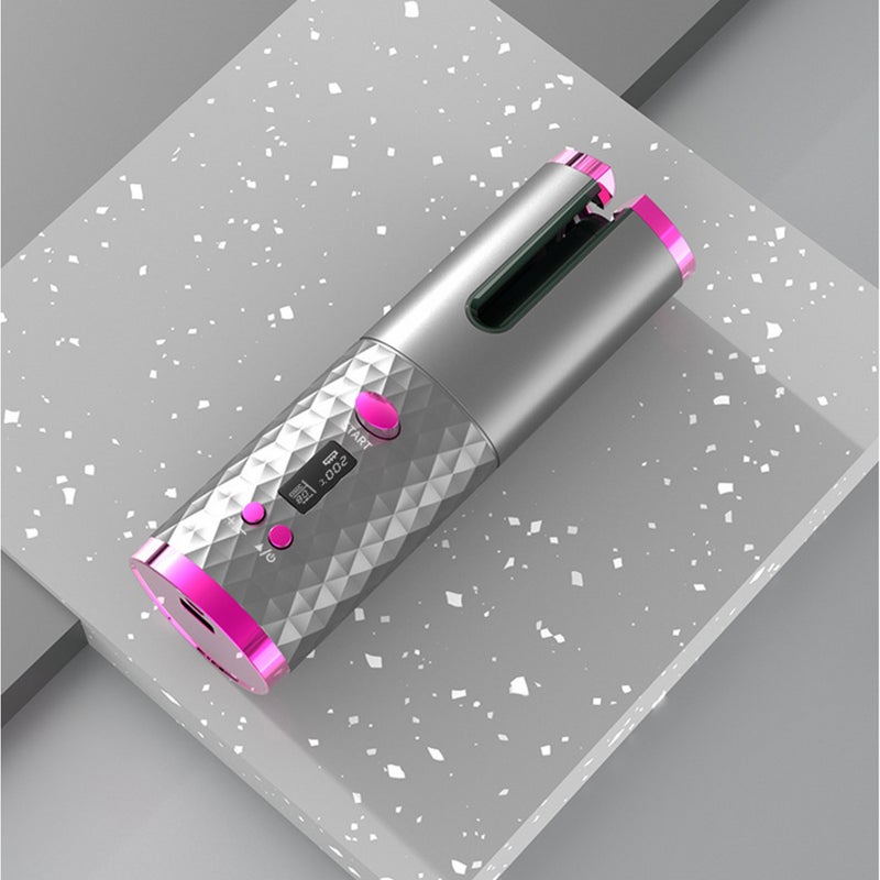Electric Curling Iron Wireless Charging Curling Iron Fully Automatic Rotating Styling Portable Hairdressing Curler - Image 3