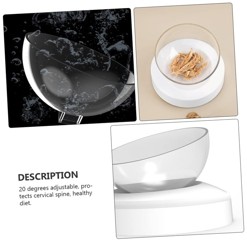 Elevated Pet Feeder Slow Eating Bowl Non Slip Base Stand For Cats And Dogs - Image 3