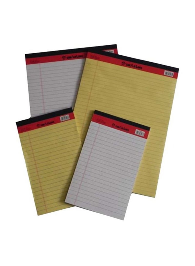 SINARLINE 4-Piece Writing Pad Assorted Colours - Image 1