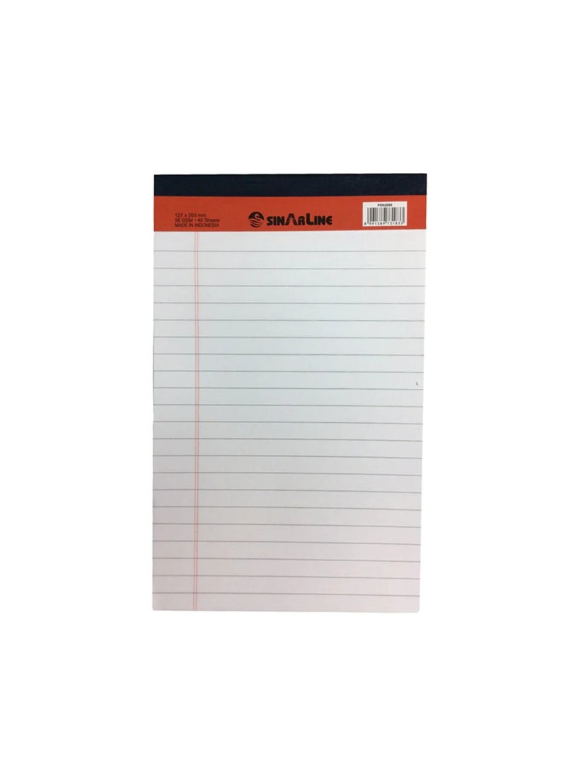 SINARLINE 4-Piece Writing Pad Assorted Colours - Image 3