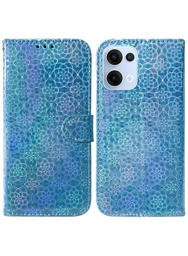 S-TOP Case For OPPO Reno13 Global Colorful Magnetic Buckle Leather Phone Case - Image 1