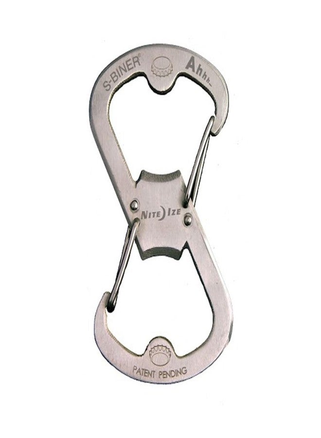 Nite Ize S-Biner Ahhh Bottle Opener - Stainless SBO-03-11 - Image 1