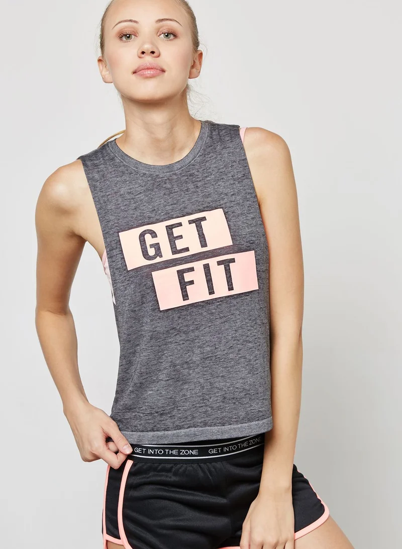 FOREVER 21 Slogan Tank Top