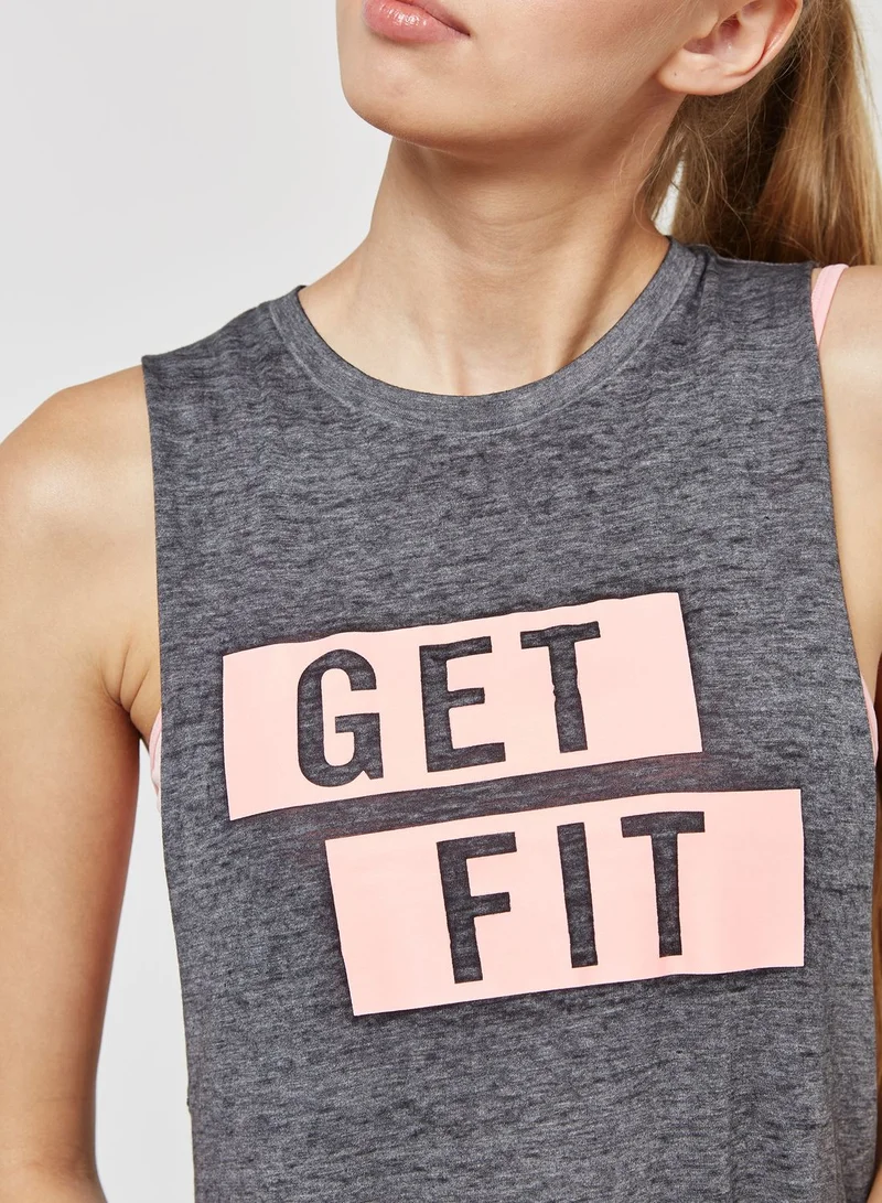 FOREVER 21 Slogan Tank Top