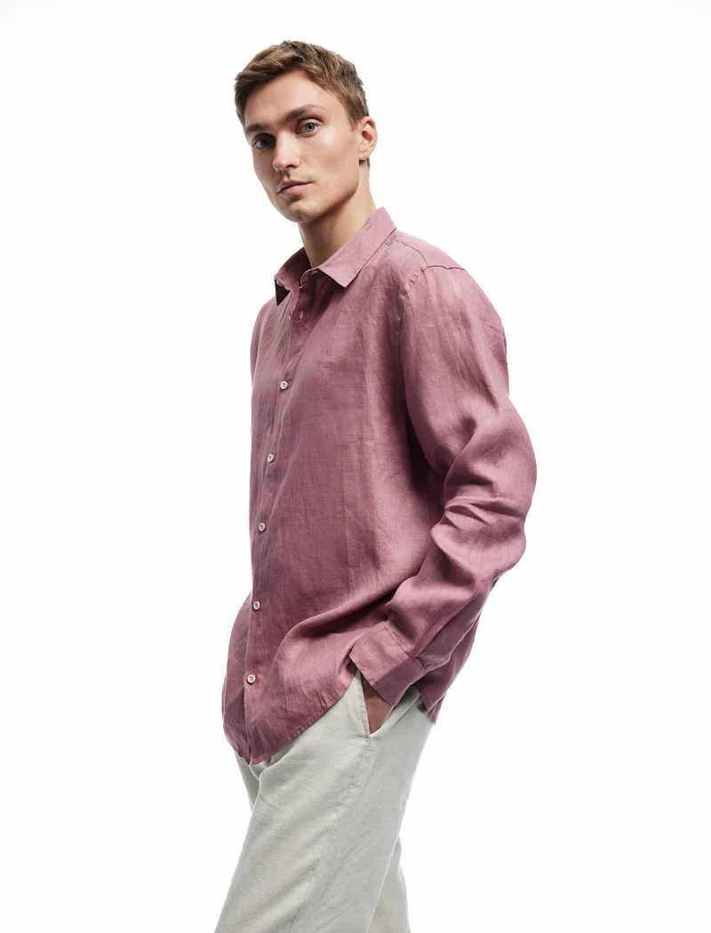 كوتون Linen Shirt