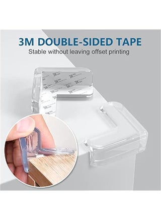 20Pcs Safety Corner Protectors Guards Clear Baby Proofing Safety Corner Edge Bumpers Kids Soft Table Corner Protectors for Kids, Furniture, Cabinet, Coffee Table - view 3