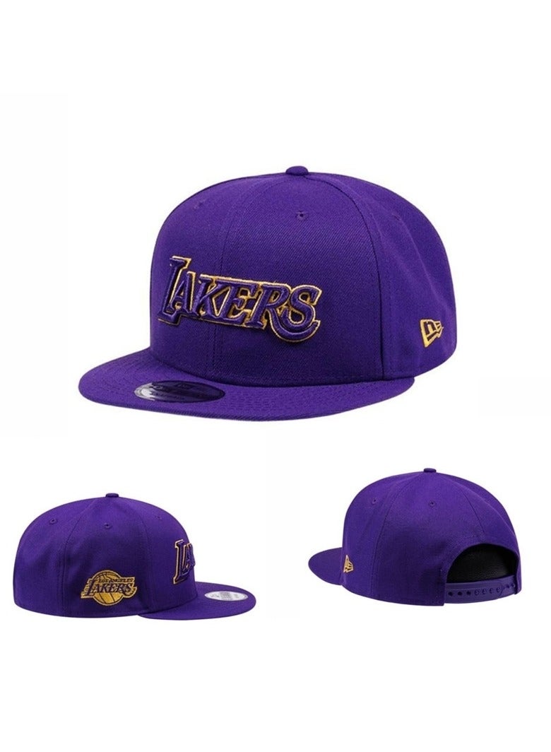 NEW ERA Los Angeles Lakers Baseball Cap Trendy Streetwear Adjustable Hat for Men and Women Sports Fan Gift