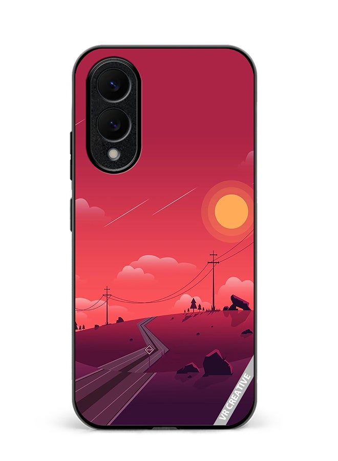 VR CREATIVE Protective Case Cover For Samsung Galaxy S25 Edge Nature Design Multicolour