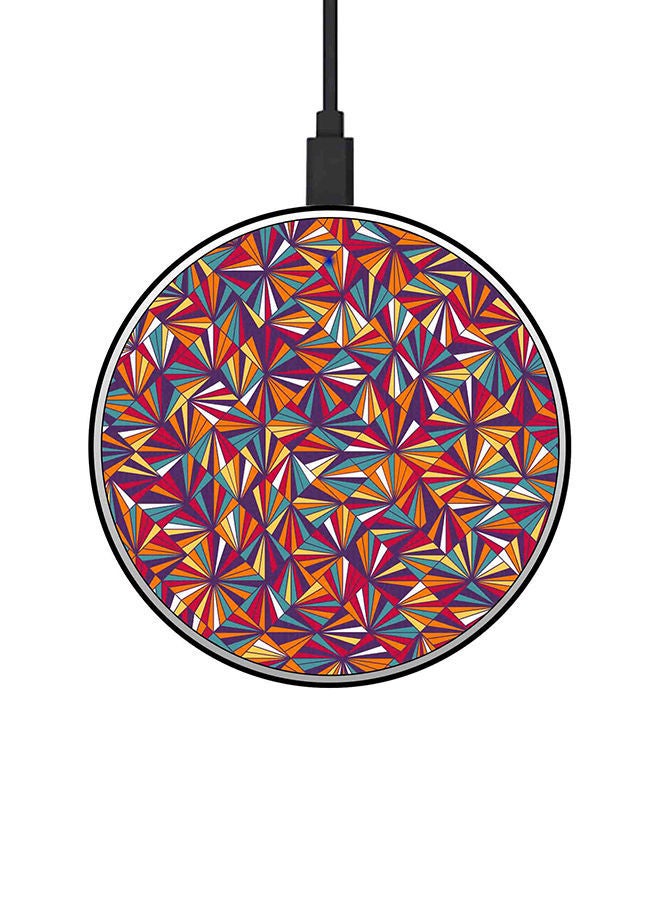 NIBEMINENT 15W Ultra Slim Fast Wireless Charger Multicolour