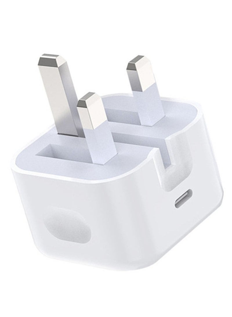 Arabest iPhone 35W USB C Fast Charge Adapter, Type C Power Block Wall Charger, Plug Adapter, with 1 Meter 35W Fast Charging Cable, Compatible with iPhone 16 Pro Max, iPhone 16 Pro, iPhone 16 Plus, iPhone 16, iPhone 15 Pro Max, iPhone 15 Pro, iPhone 15 Plus, iPhone 15, White - Image 3