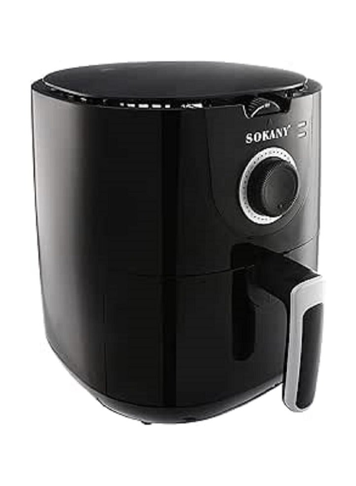 سوكاني مقلاة هوائية سوكاني Af-002 سعة 5 لتر - أسود 5 لتر 1500 واط AF-002 أسود - Image 1