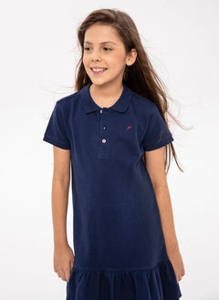 MINOTI Kids Girls Polo Dress  - Image 1