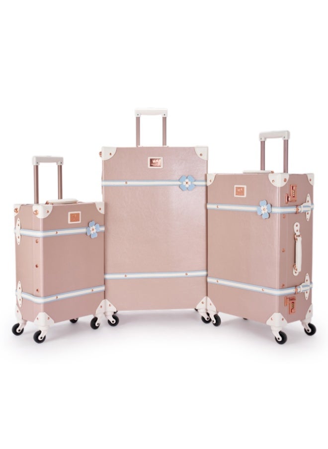 LIMRA Travel Bags Classic Leather Luggage 4 Pcs Set 28''-24''-20'''-13'''Inches  - Image 2