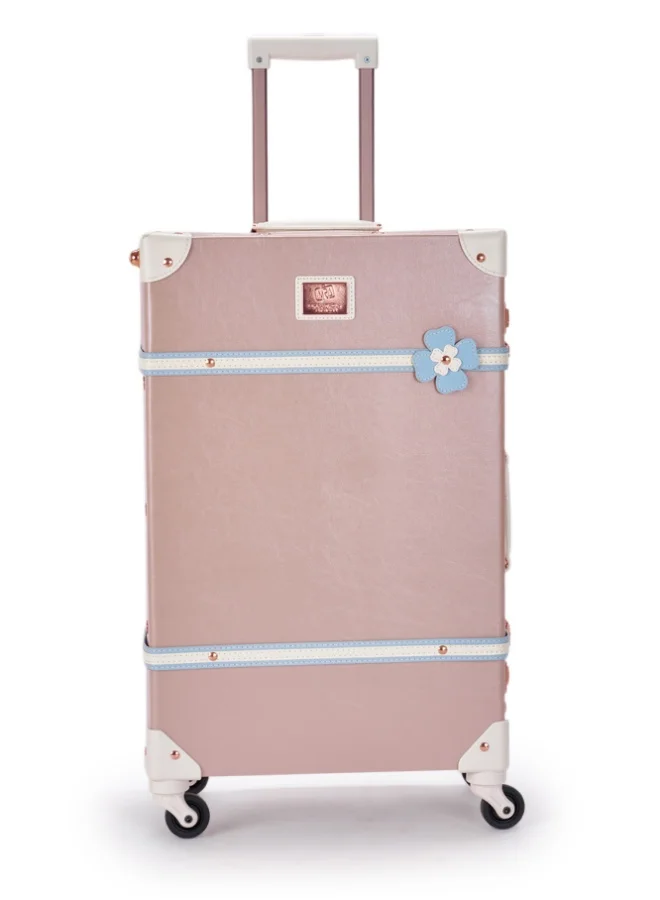 LIMRA Travel Bags Classic Leather Luggage 4 Pcs Set 28''-24''-20'''-13'''Inches