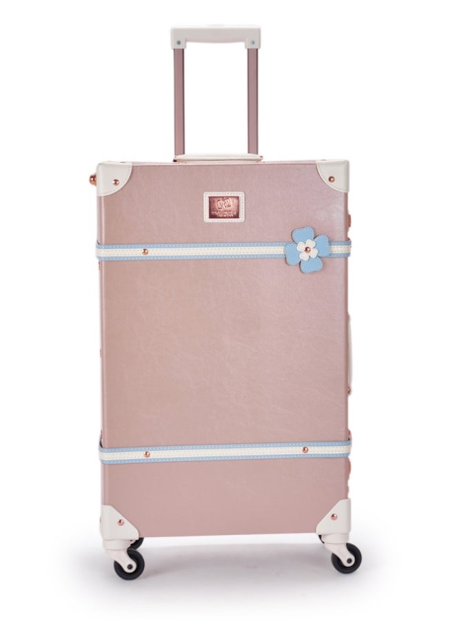 LIMRA Travel Bags Classic Leather Luggage 4 Pcs Set 28''-24''-20'''-13'''Inches  - Image 4
