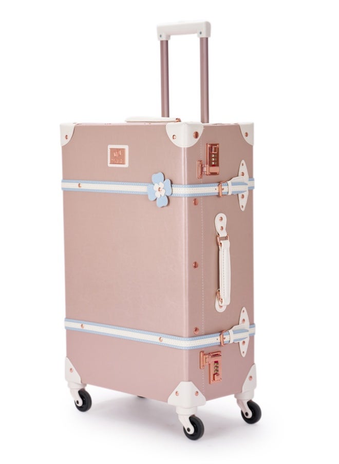LIMRA Travel Bags Classic Leather Luggage 4 Pcs Set 28''-24''-20'''-13'''Inches  - Image 3
