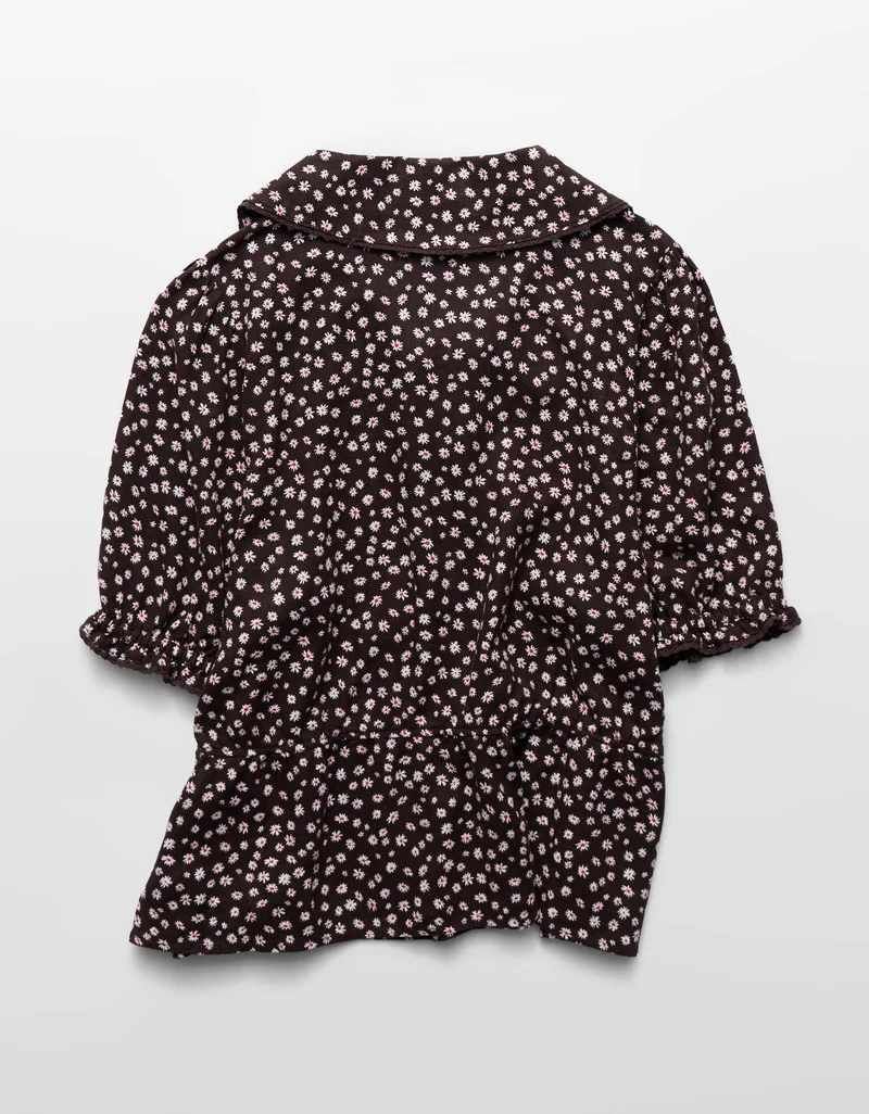 American Eagle  AE Puff Sleeve Top for Women | Best Price UAE