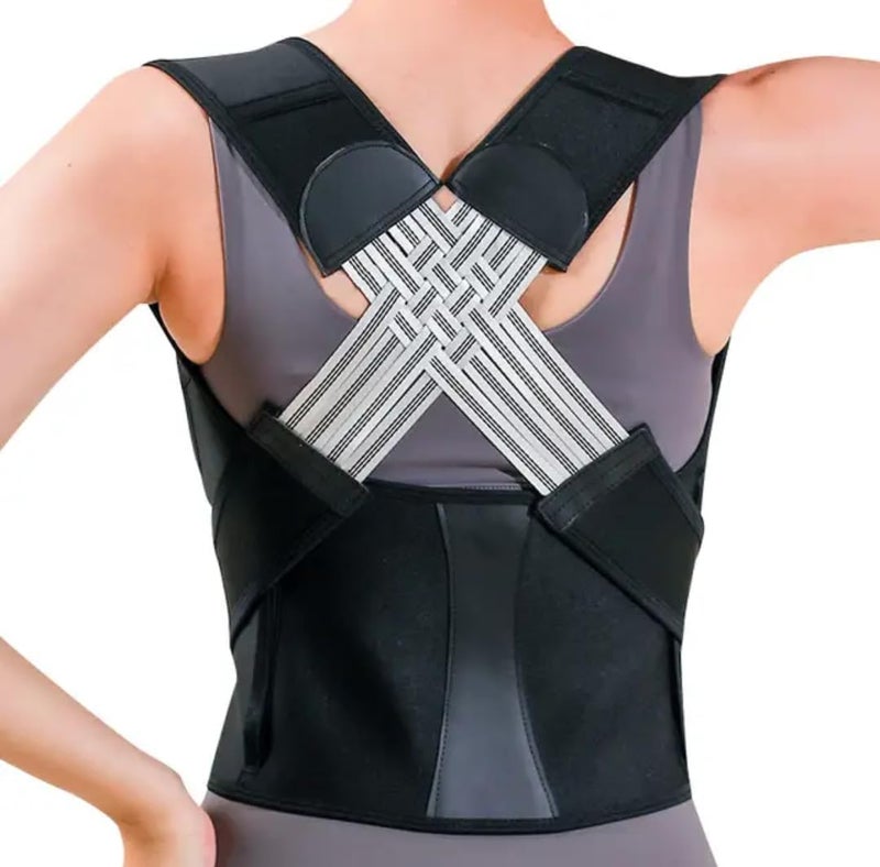 soulvinee® Posture Corrector Belt For Men & Women | Back Pain Relief Posture Corrector | Shoulder, Back Support Belt | Back Straightener Brace For Spine | Clavicle Support | Universal Size - Image 5
